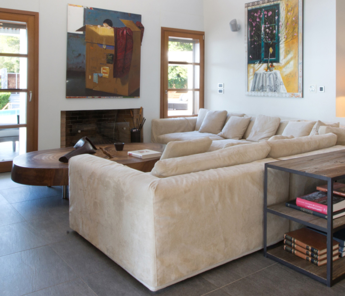 Living Room Luxury Villa Terra Creta