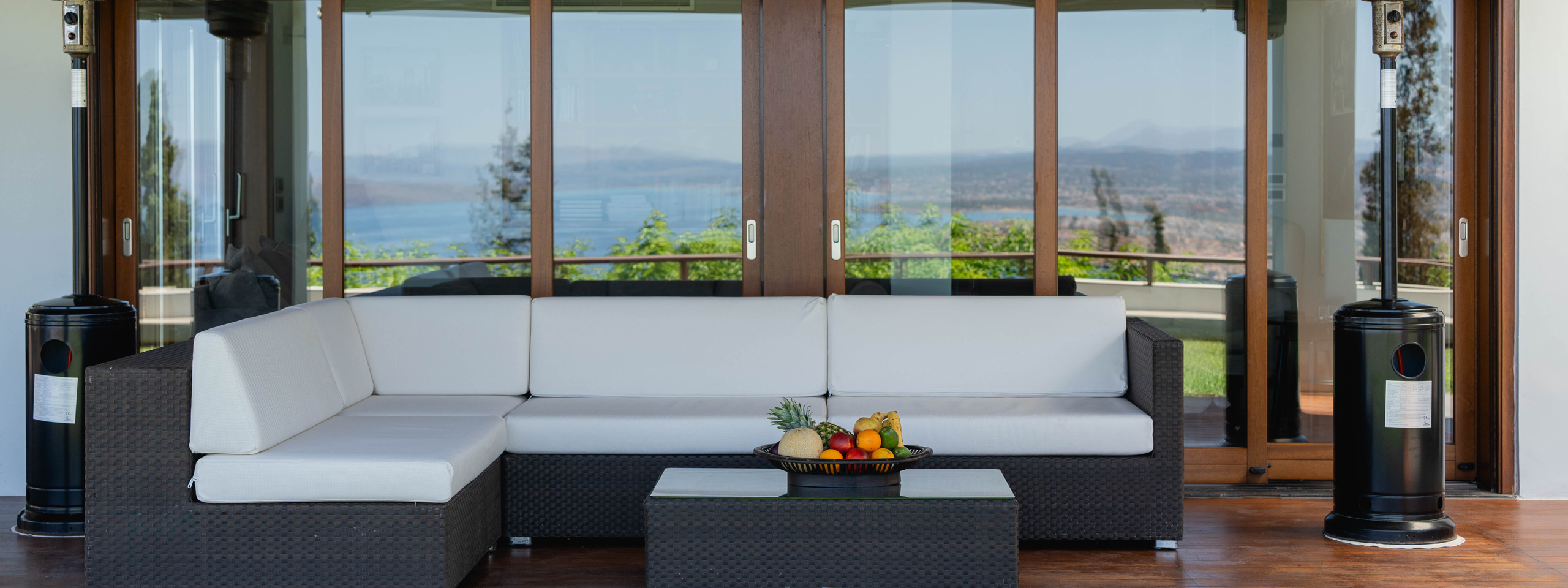 Outdoor Lounge Luxury Villa Crete