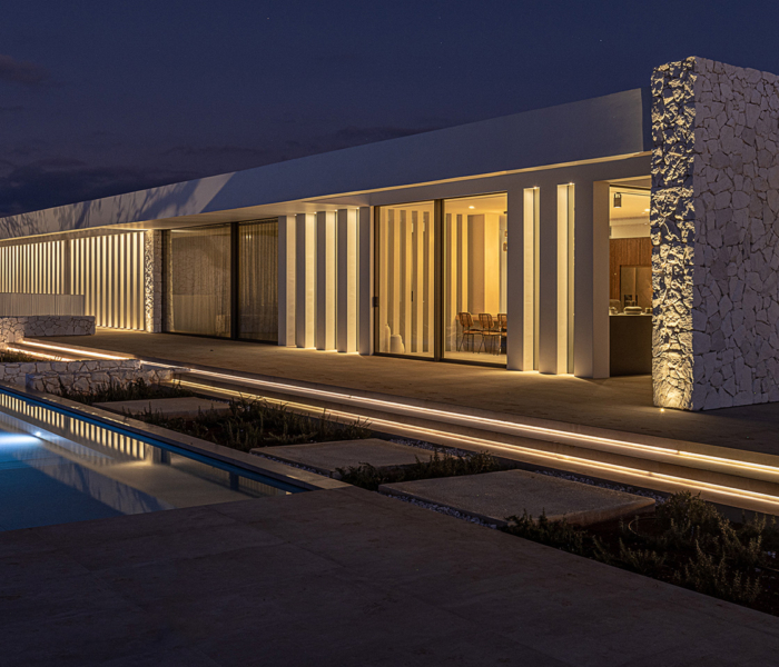 Luxury Villa In Crete By Night