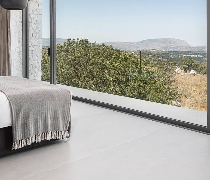 Modern Bedroom In Villa In Crete