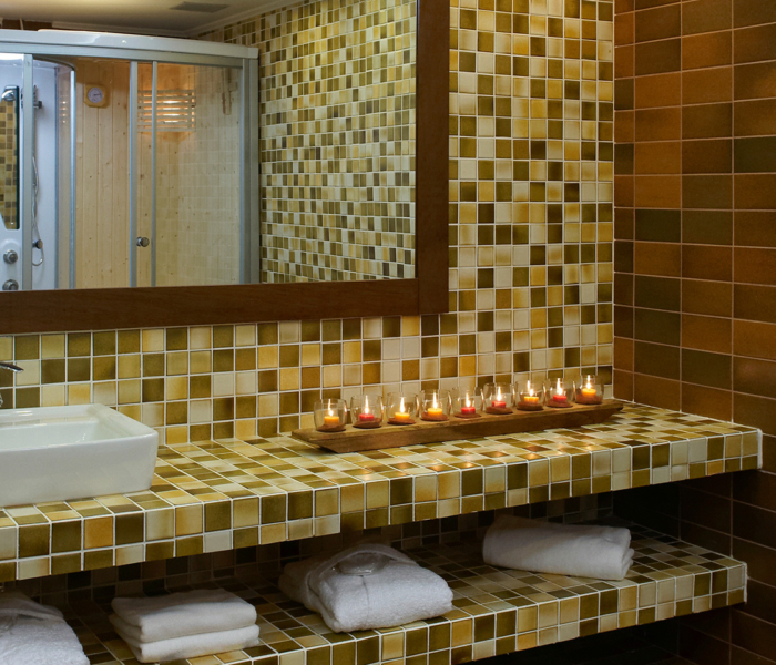 Bathroom Luxury Villa Crete Grece