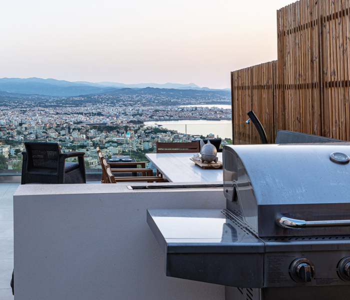 BBQ de la Villa De Luxe Vacances Grece