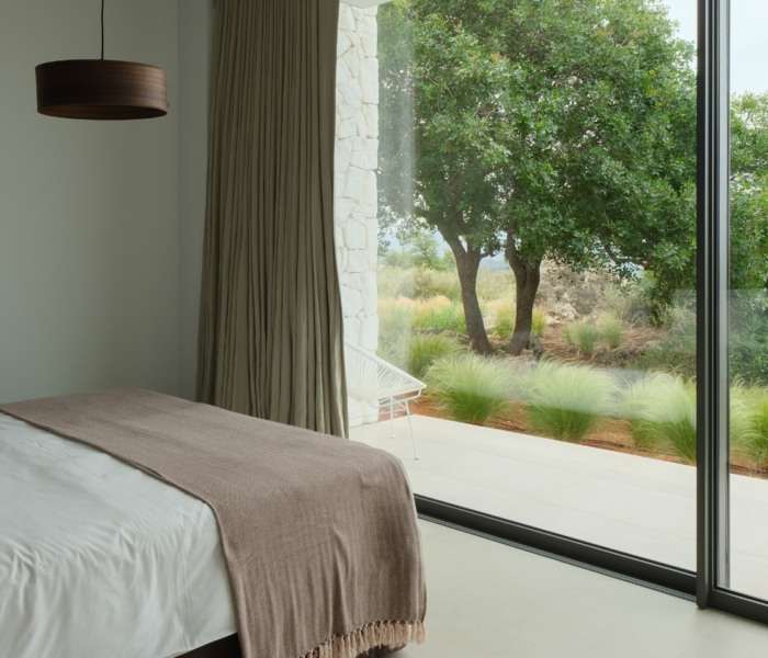 Chambre Design Vue Jardin Crete