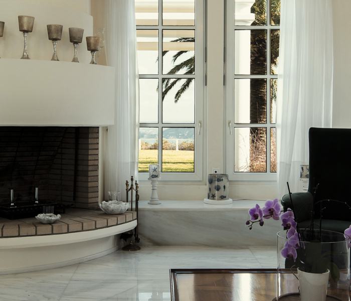 Cheminee Villa Haut De Gamme Crete