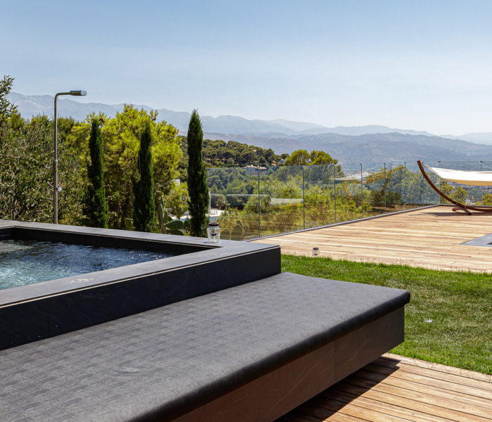 Jacuzzi Villa Luxe Crete Grece