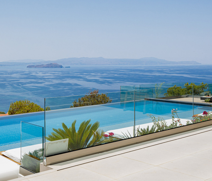 Magnifique Vue Villa De Luxe Vacances Grece