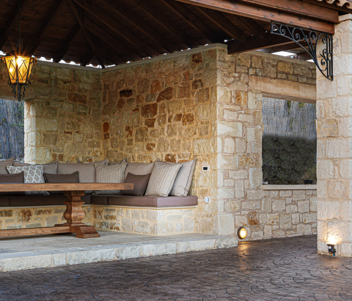 Salon Exterieur Villa Luxe Crete Grece