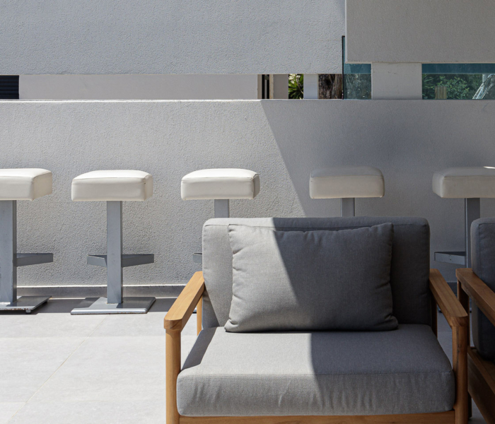 Salon Exterieur Villa Luxe Crete Grece
