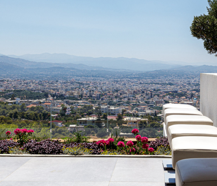 Salon Exterieur Villa Luxe Grece