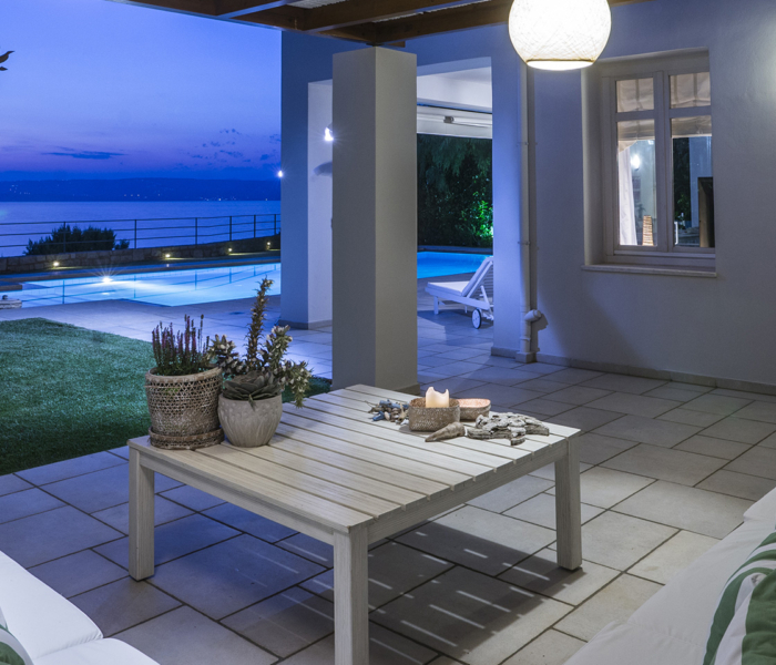 Terrasse Villa De Luxe Crete Ile Grece