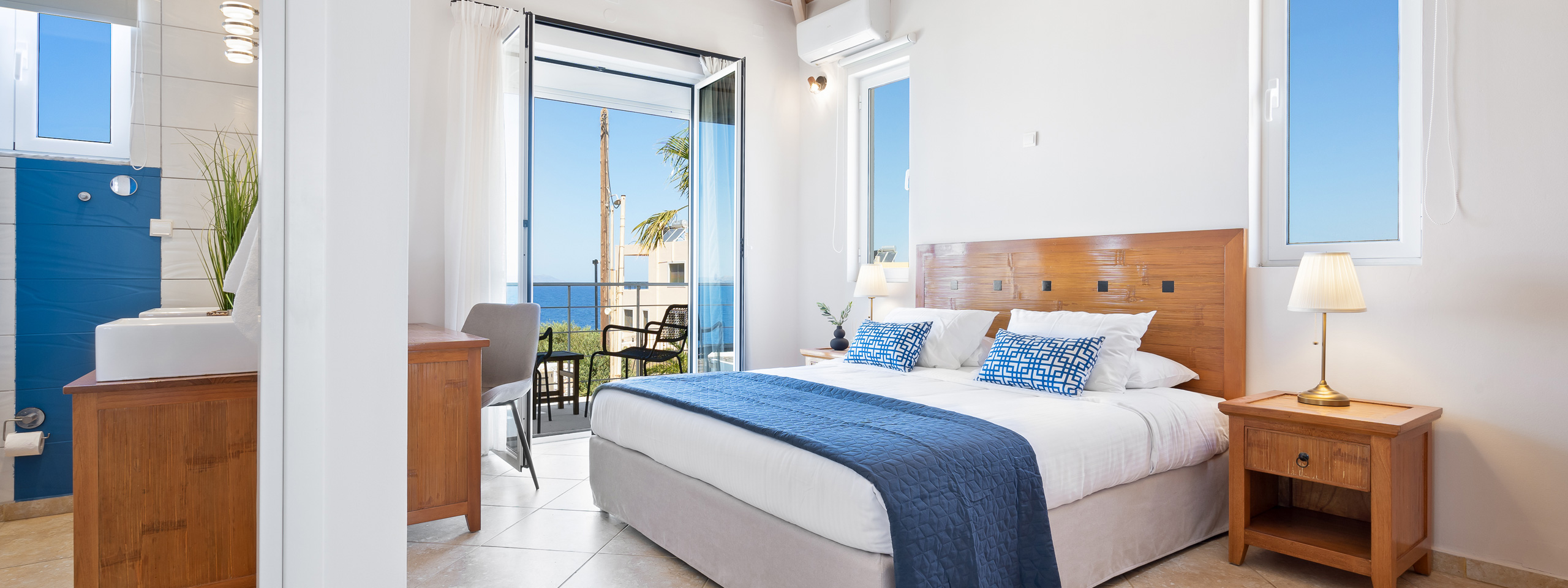 Chambre Lit Double Crete Grece