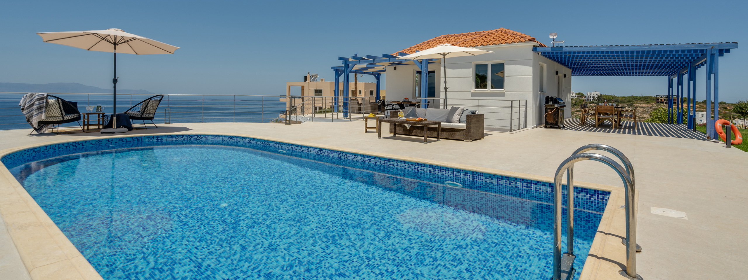 Piscine Villa Crete Grece