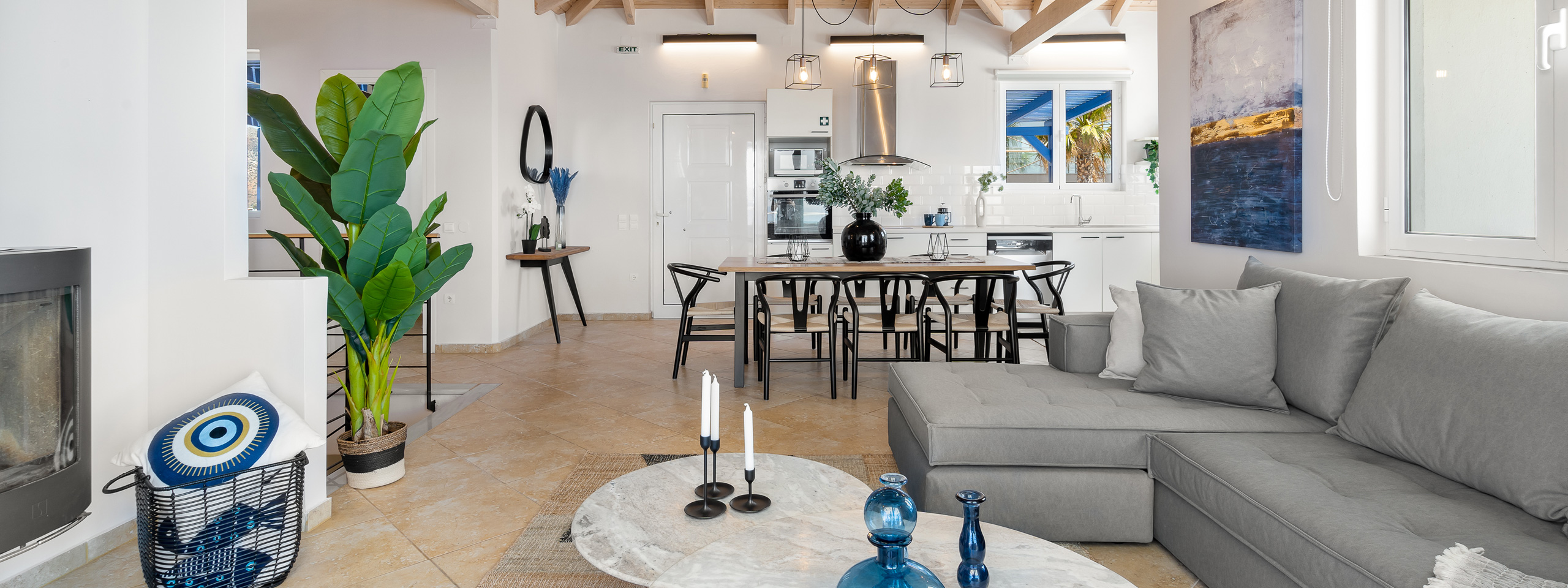 Salon Villa Prestige Crete Grece