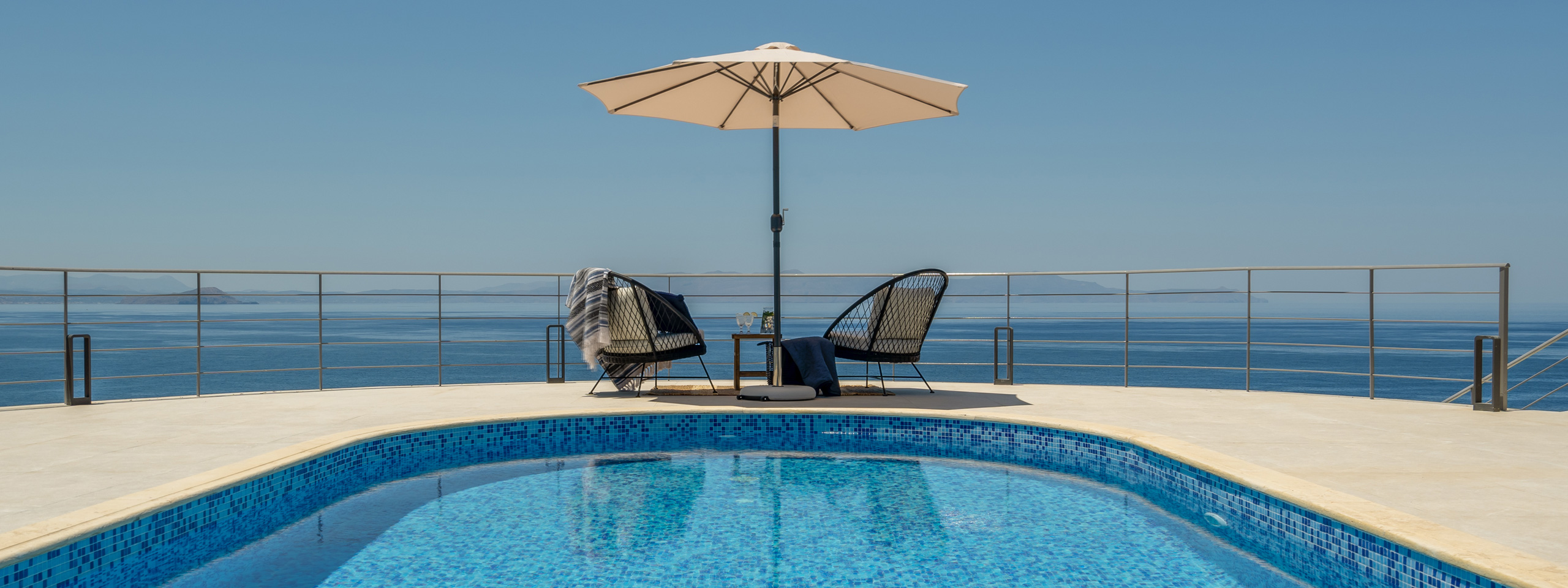 Vue Villa Prestige Crete Grece
