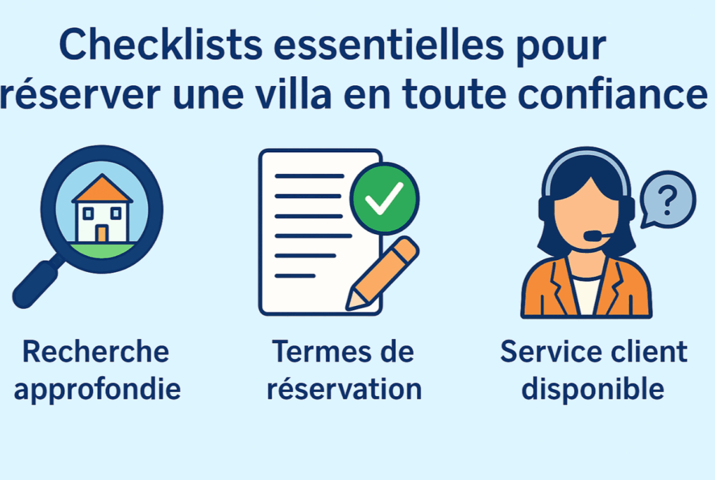 Infographie sur le suivi professionnel et la planification saisonnière des villas de luxe en Crète : nettoyage détaillé, vérification des équipements et planification proactive.
